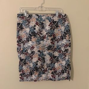 Floral Pencil Skirt